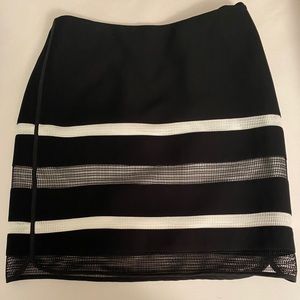 Black and white skirt